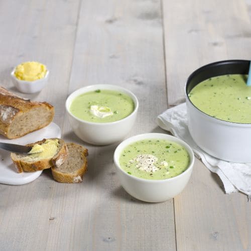 Frisk ertesuppe