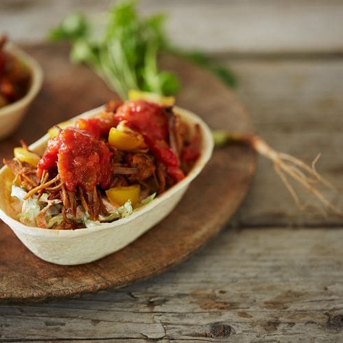Enkel pulled pork med salsa 