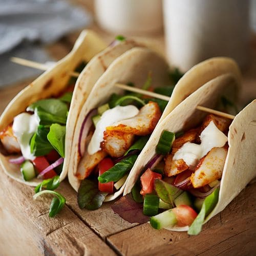 Torsk i taco