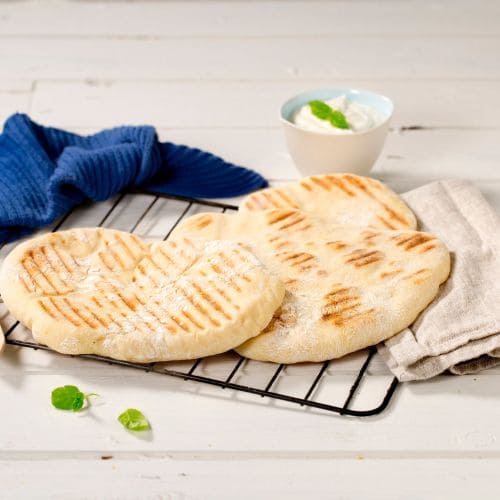 Grillet naanbrød
