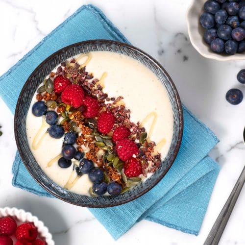 Smoothie bowl med banan