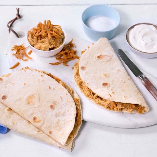 Lefse med brunostkrem