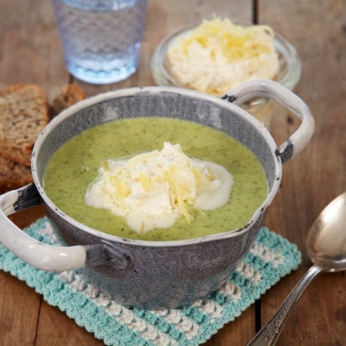 Squashsuppe med ost 