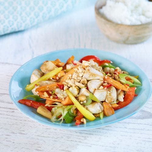 Spicy kyllingwok