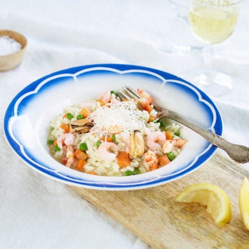 Skalldyrrisotto