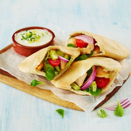 Spicy kyllingpita