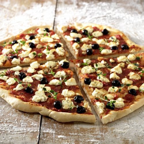 Pizza med chevre