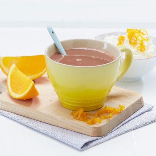 Påskedrikk med appelsin og sjokolade