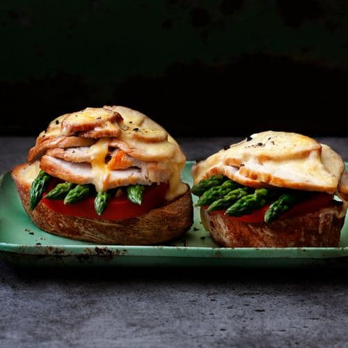 Turkey Melt ostesmørbrød