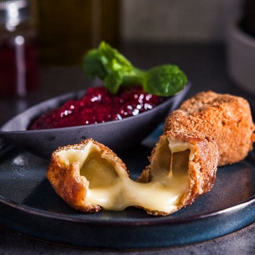 Sprøstekt Camembert