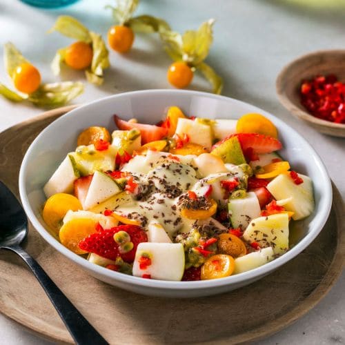 Spicy fruktsalat med chili