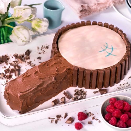 Sjokoladekake med Kvikk Lunsj