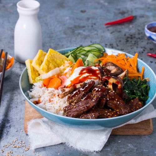 Klassisk bibimbap