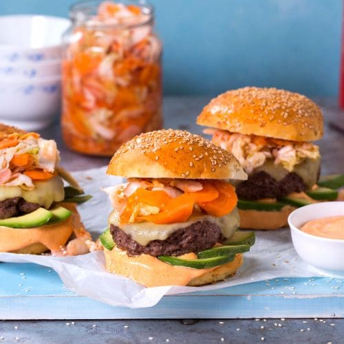 Kimchi-burger