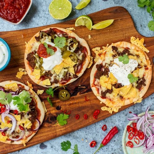 Mini-tacopizza