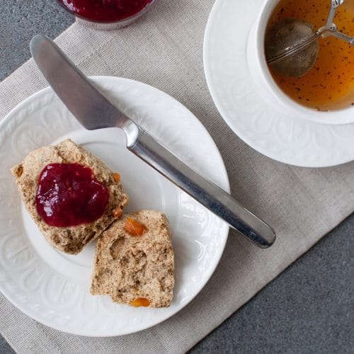 Scones med Kefir og aprikos