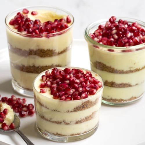 Ostekake i glass