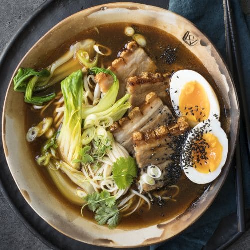 Ramen med ribberester