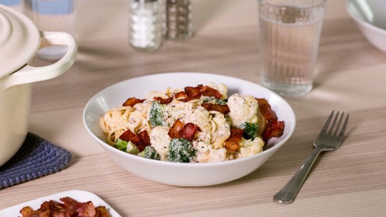 Pasta Med Bacon - Oppskrift fra TINE Kjøkken
