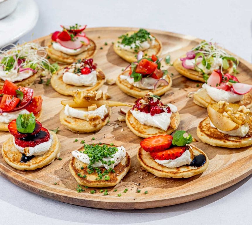 Blinis med kremost