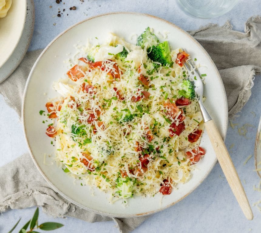 Pasta med bacon