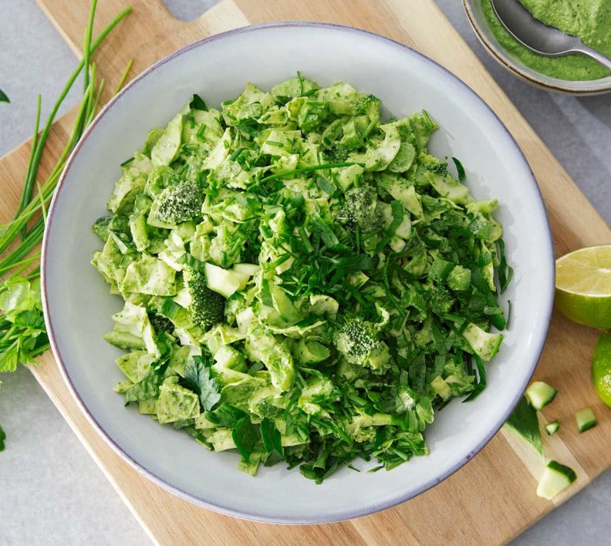 Grønn salat med Kesam®-dressing