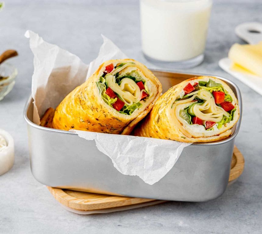 Cottage cheese wrap