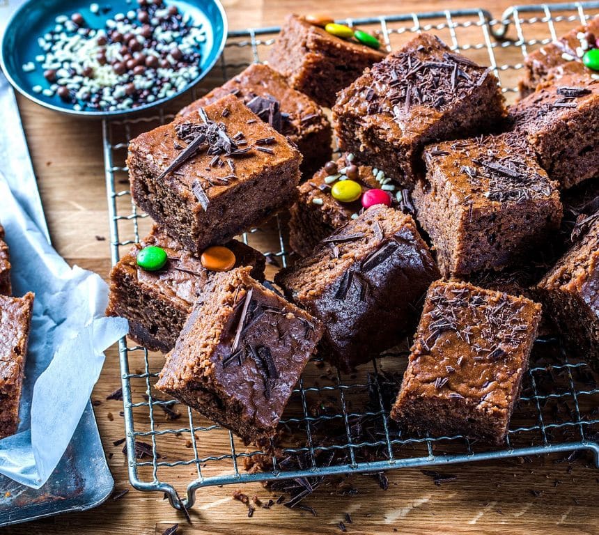 Supersaftig sjokokake med vaniljesaus