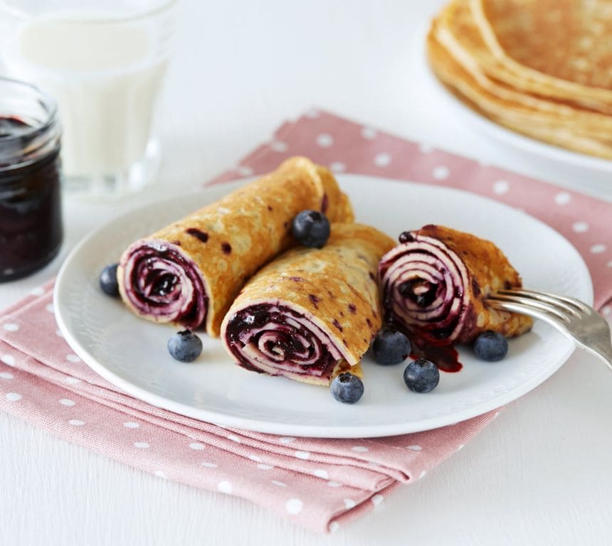 Pannekaker med syrnet melk