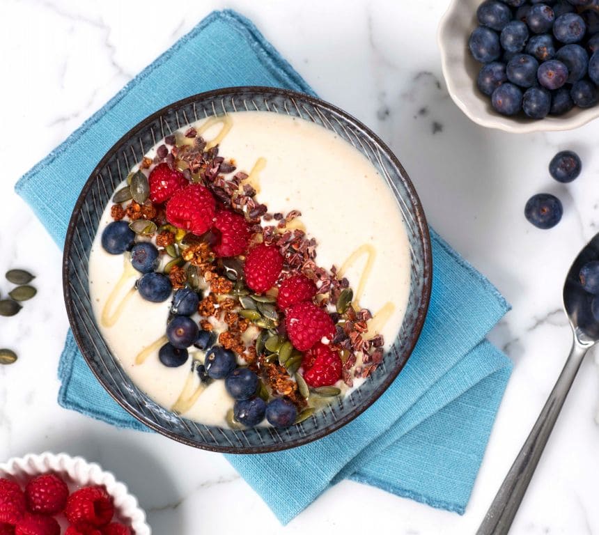 Smoothie bowl med banan