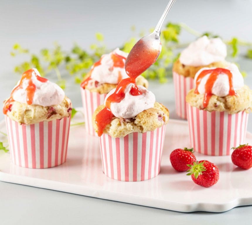 Rabarbramuffins