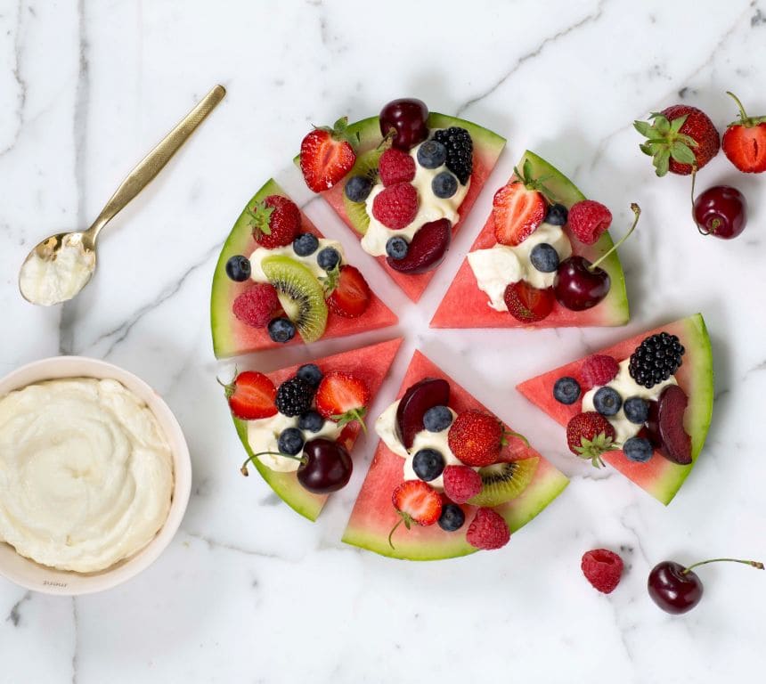 Vannmelonpizza