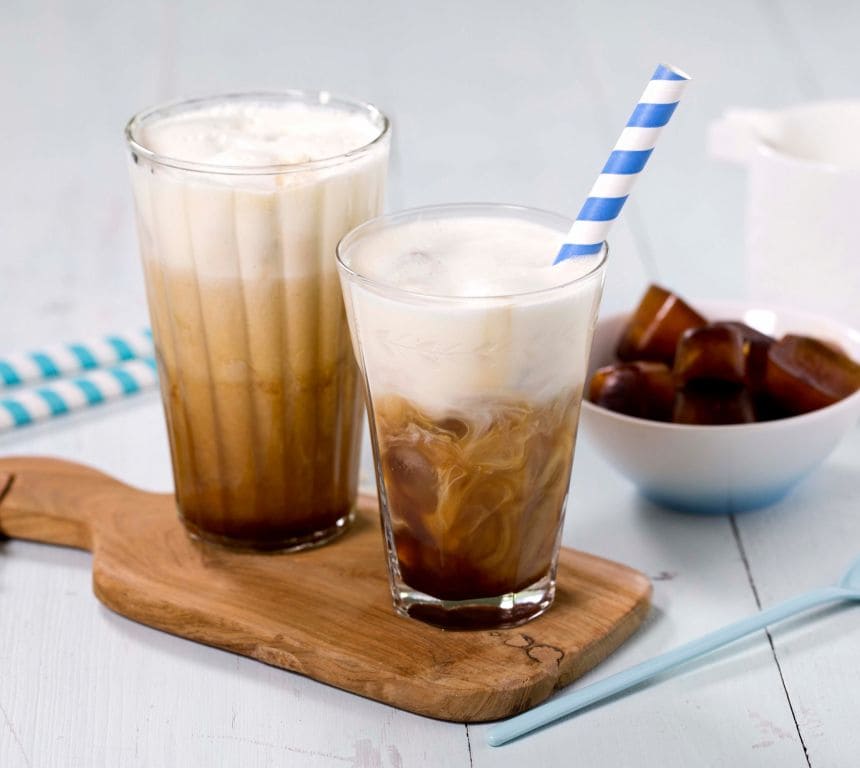 Iskaffe med kanel
