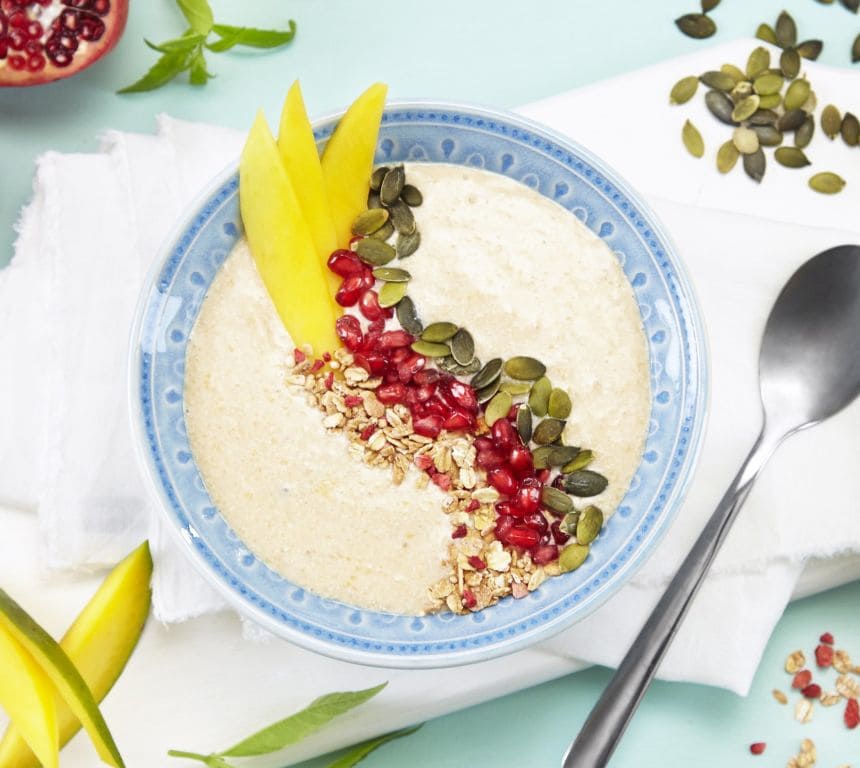 Smoothie bowl med Cottage Cheese