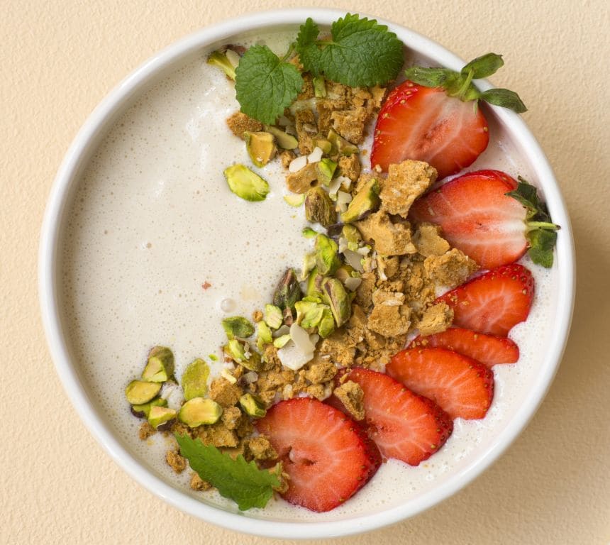 Smoothie-bowl med vanilje