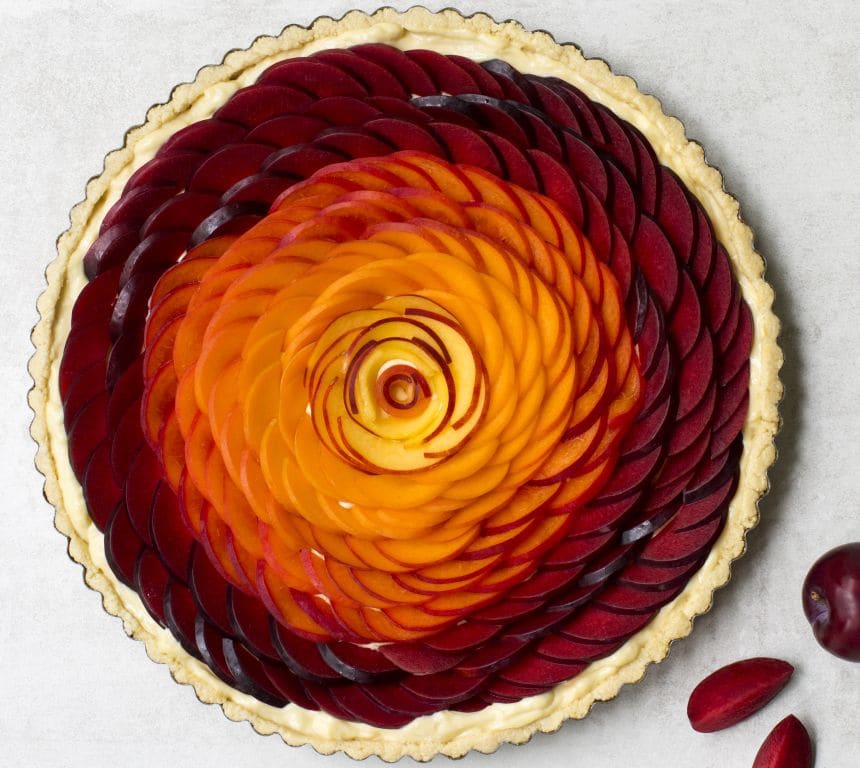 No bake plomme-pai