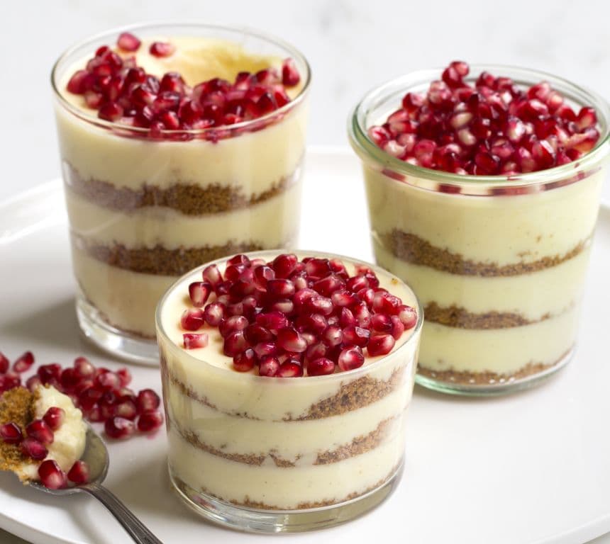 Ostekake i glass