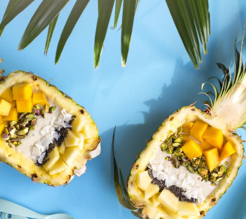 Smoothie bowl med ananas