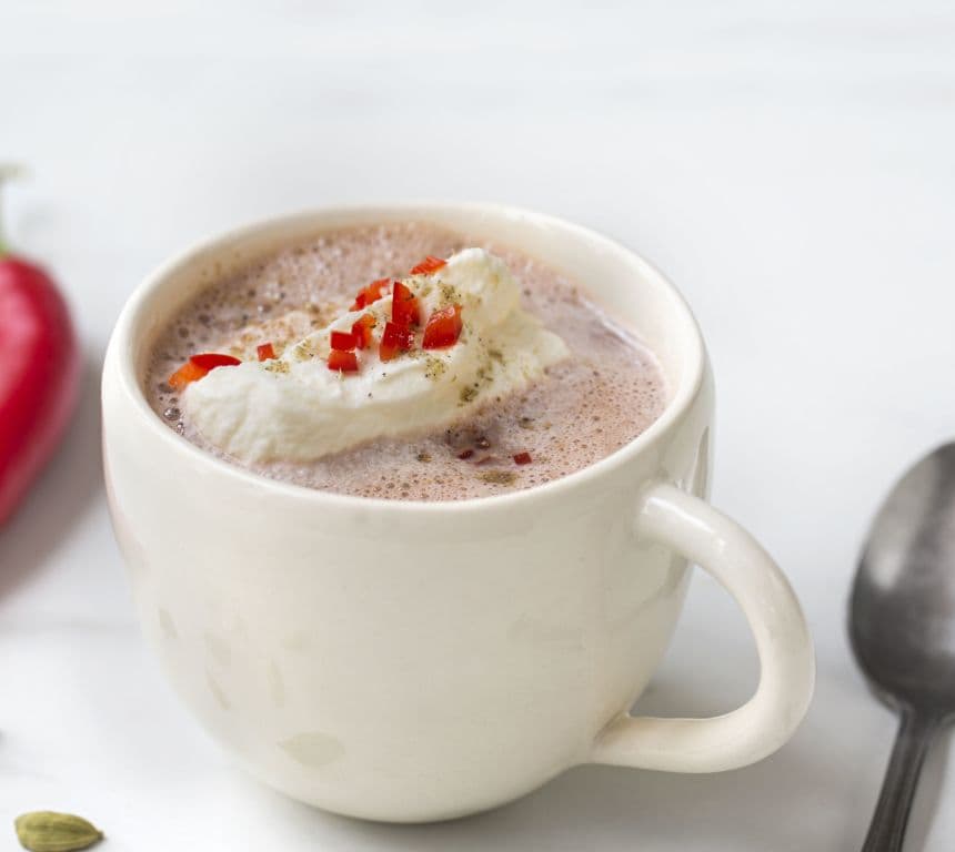 Kakao med kardemomme og chili