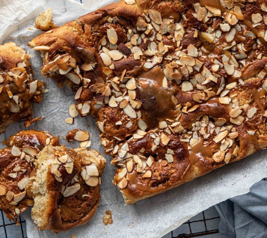 Kanelsnurrer med brunostkaramell