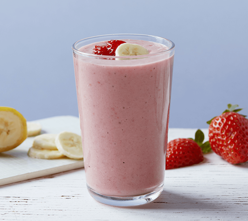 Jordbærsmoothie