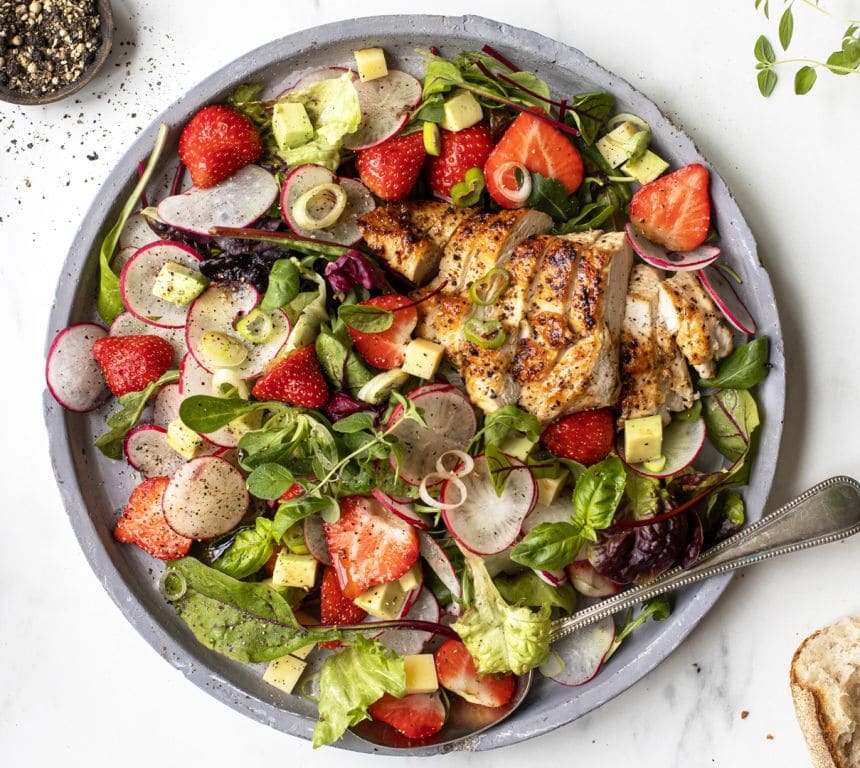 Frisk sommersalat