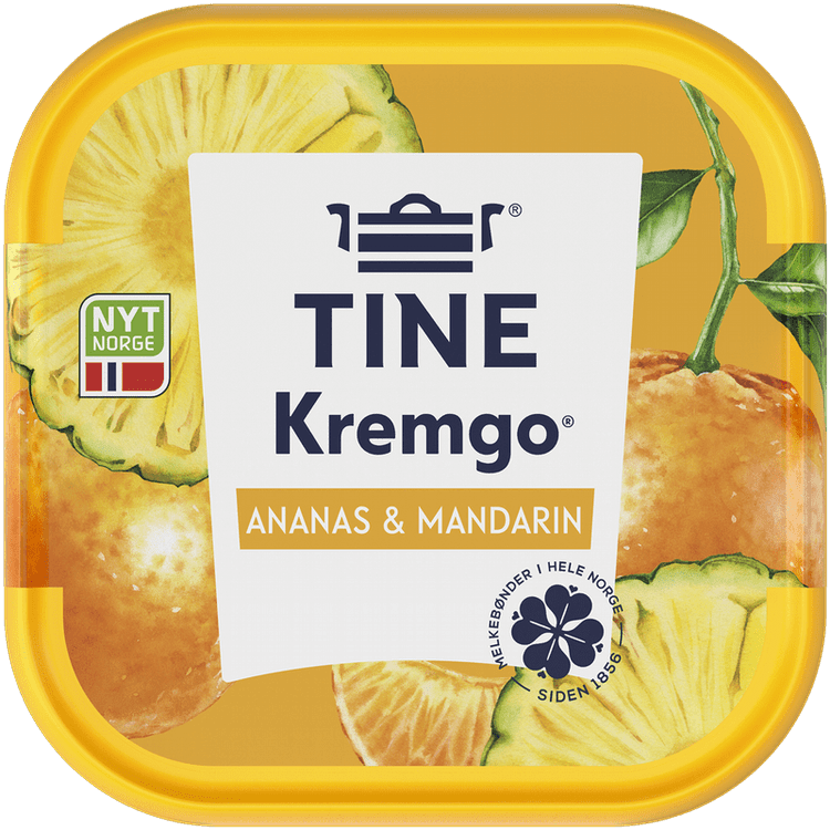 TINE Kremgo' Mand./ananas 125g