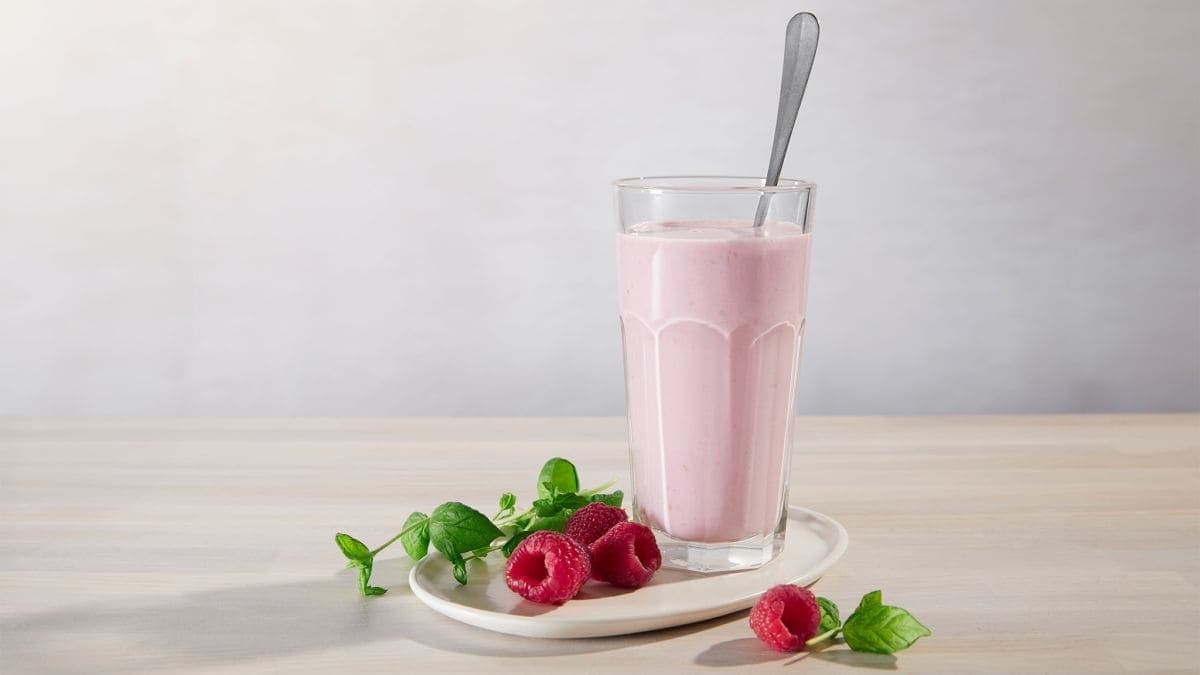 Biola® E+® bringebærsmoothie
