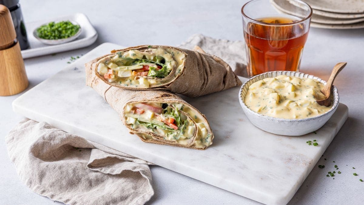 Wrap med eggesalat