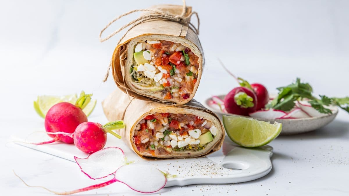 Wrap med cottage cheese