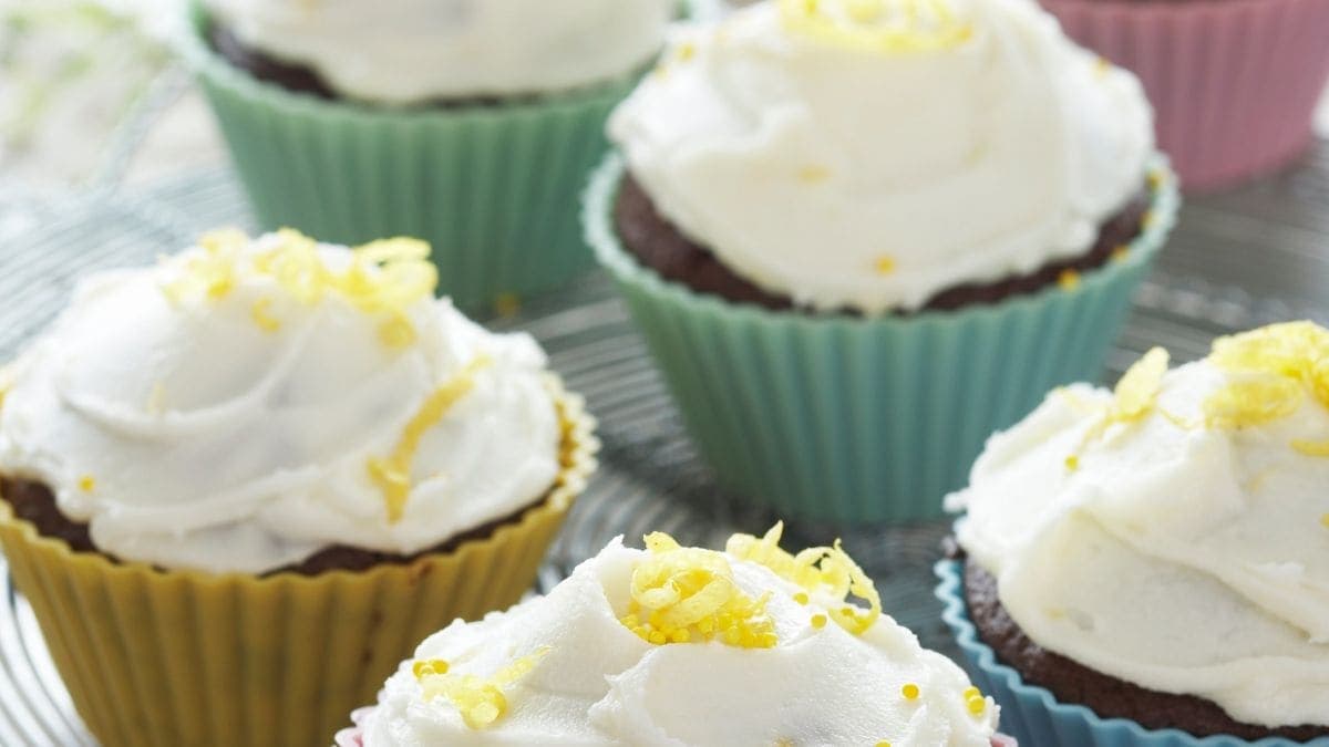 Cupcakes med sitrontopping