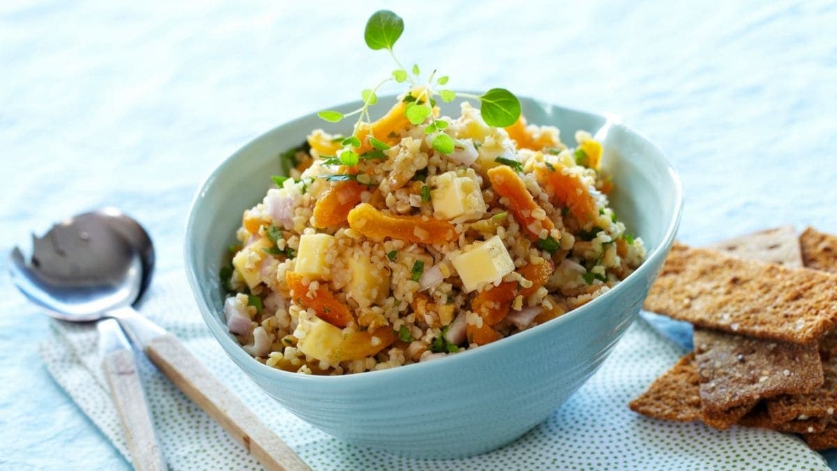Bulgursalat med aprikoser