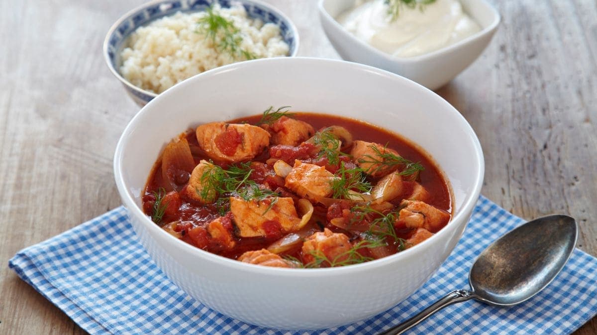Laksegryte med dill