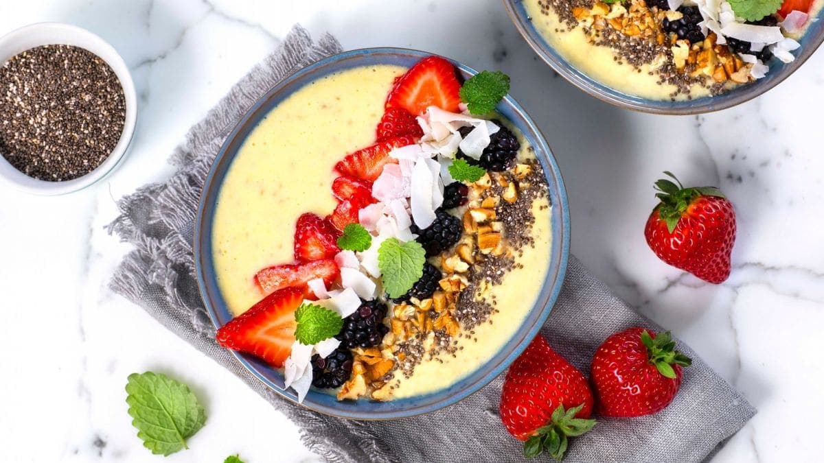 Smoothie bowl med chiafrø
